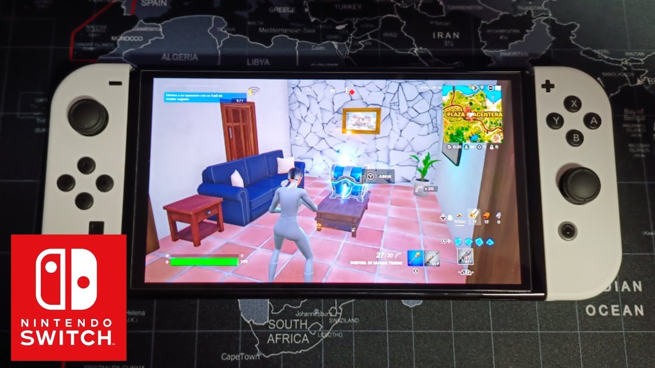 GAMEPLAY FORTNITE EN NINTENDO SWITCH OLED - YouTube