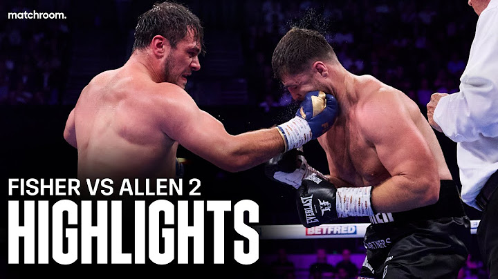 Dave Allen Knocks Out Johnny Fisher In Rematch 🤯 Fisher Vs Allen 2