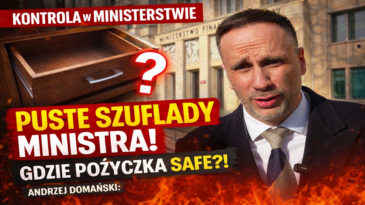 Gdzie są dokumenty SAFE?! Kontrola w Ministerstwie Finansów ✊