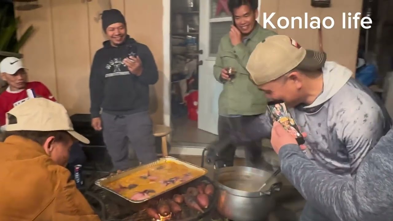 Dinner with friends in Fresno, California 