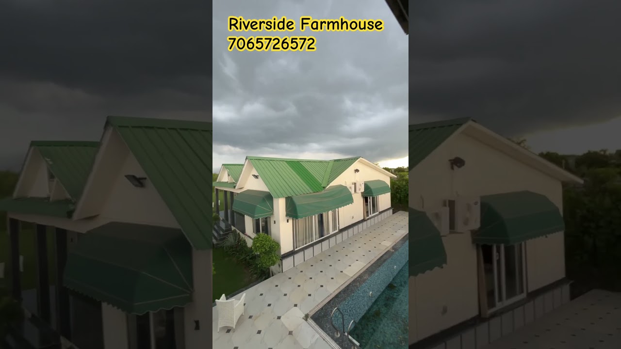 Riverside Bliss–A Farmhouse Retreat by the Water riverside villa