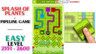 Splash of Plants | EASY | Level 2551 - 2600 Walkthrough | SkillGameWalkthrough screenshot 1