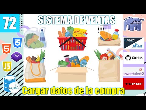 72 CARGAR DATOS DE LA COMPRA PARA ACTUALIZAR EN EL SISTEMA DE VENTAS (PHPyMySql) FullStack PARTE 2