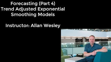 MGTS 352 - Forecasting - Part 4 - Trend adjusted exponential smoothing model