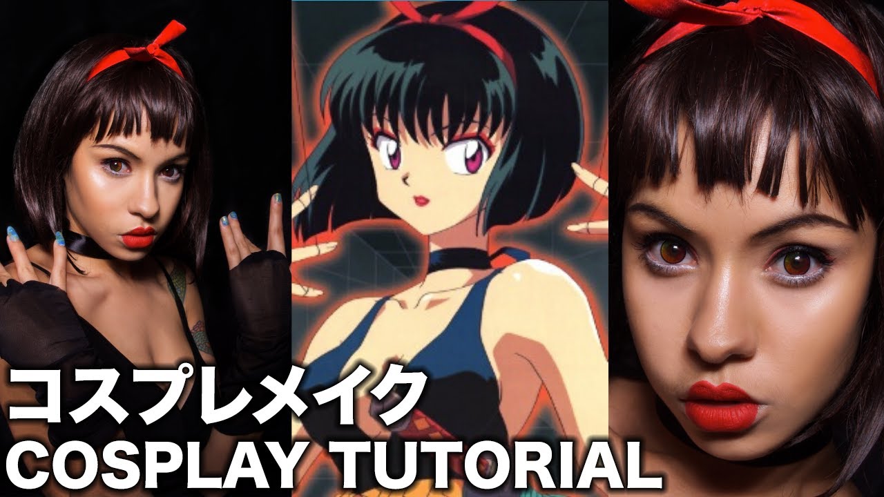 Yura Inuyasha Cosplay Makeup Tutorial 逆さ髪の結羅コスプレメイク 犬夜叉 Rainbow Circle Lenses Ttdeye Youtube