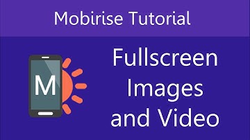 Mobirise Full Screen Images & Video | Video 7 of 27