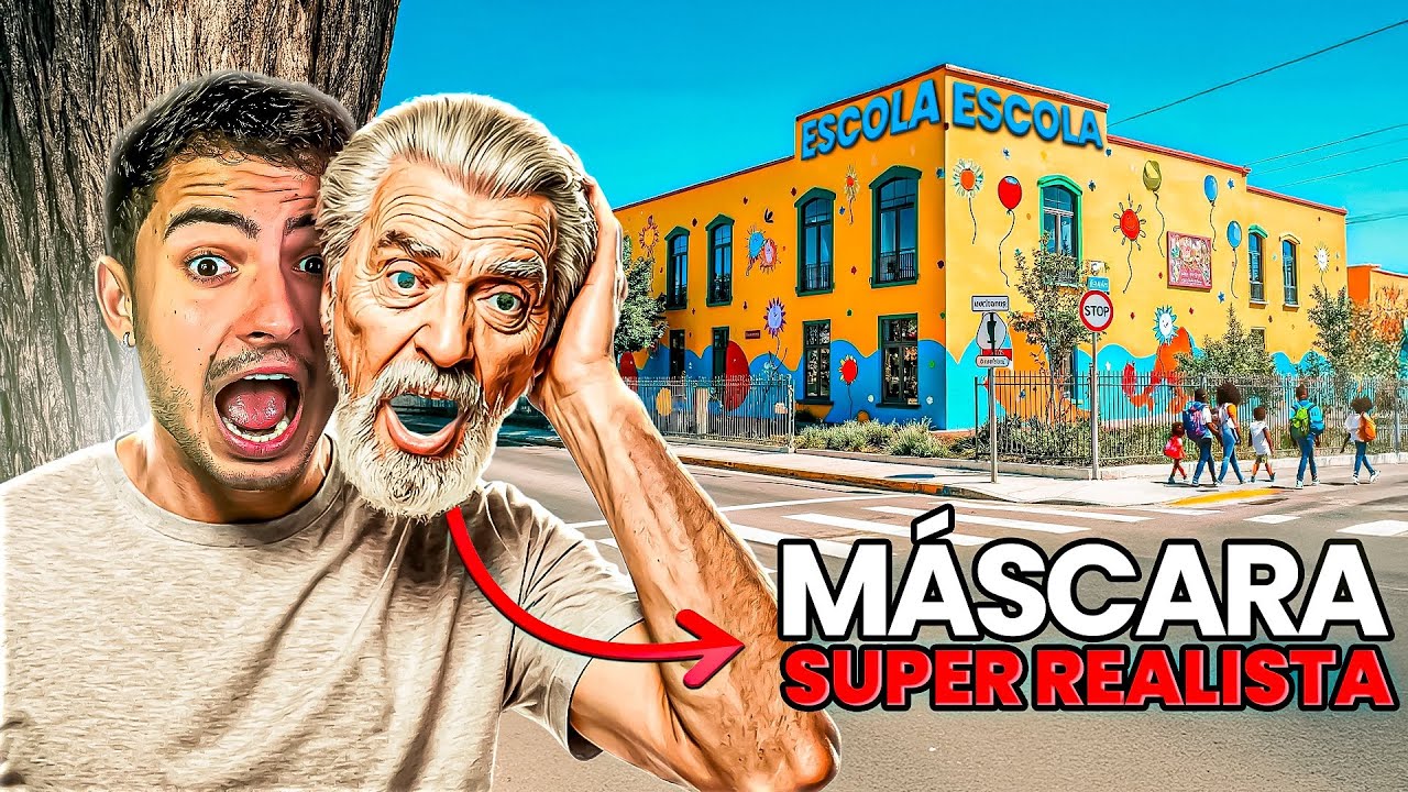 INVADI UMA ESCOLA USANDO UMA MÁSCARA SUPER REALISTA!
