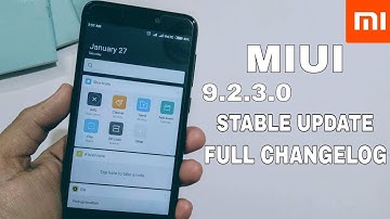 Redmi 4 Latest update  Miui 9.2.3.0 Features Stable update | Hindi