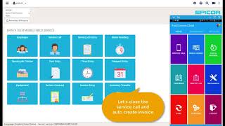 Mobile Field Service for Epicor E10.2 - Job to invoice