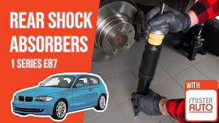 How to replace the rear shock absorbers BMW 1 Series E87 ➿ How To Replace Rear Shock Absorbers