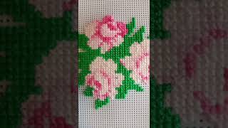 Cross Stitch on Plastic Canvas: Floral Design