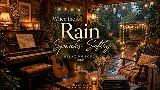 When the Rain Speaks Softly • Relaxing Songs | Emotional Calm & Cozy Evening Music