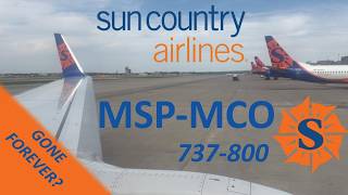 TRIP REPORT | Sun Country Airlines | Boeing 737-800 | Minneapolis/St. Paul - Orlando