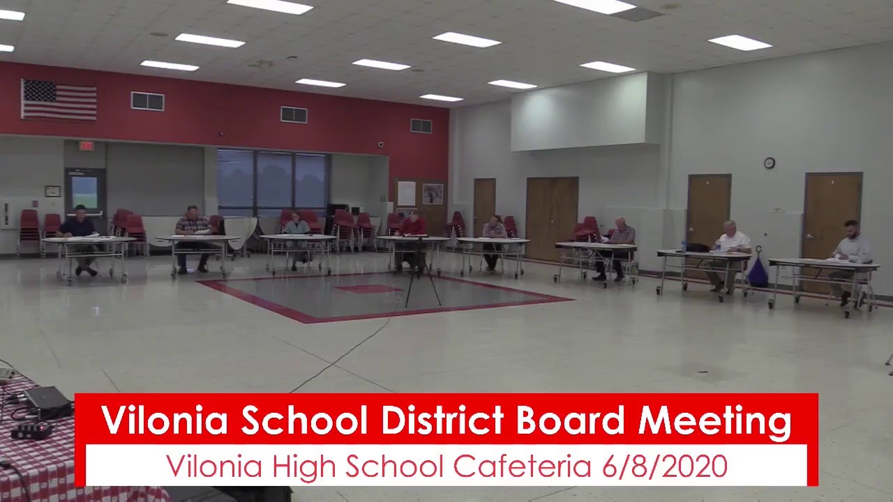 Vilonia School Board Meeting June 8, 2020 YouTube