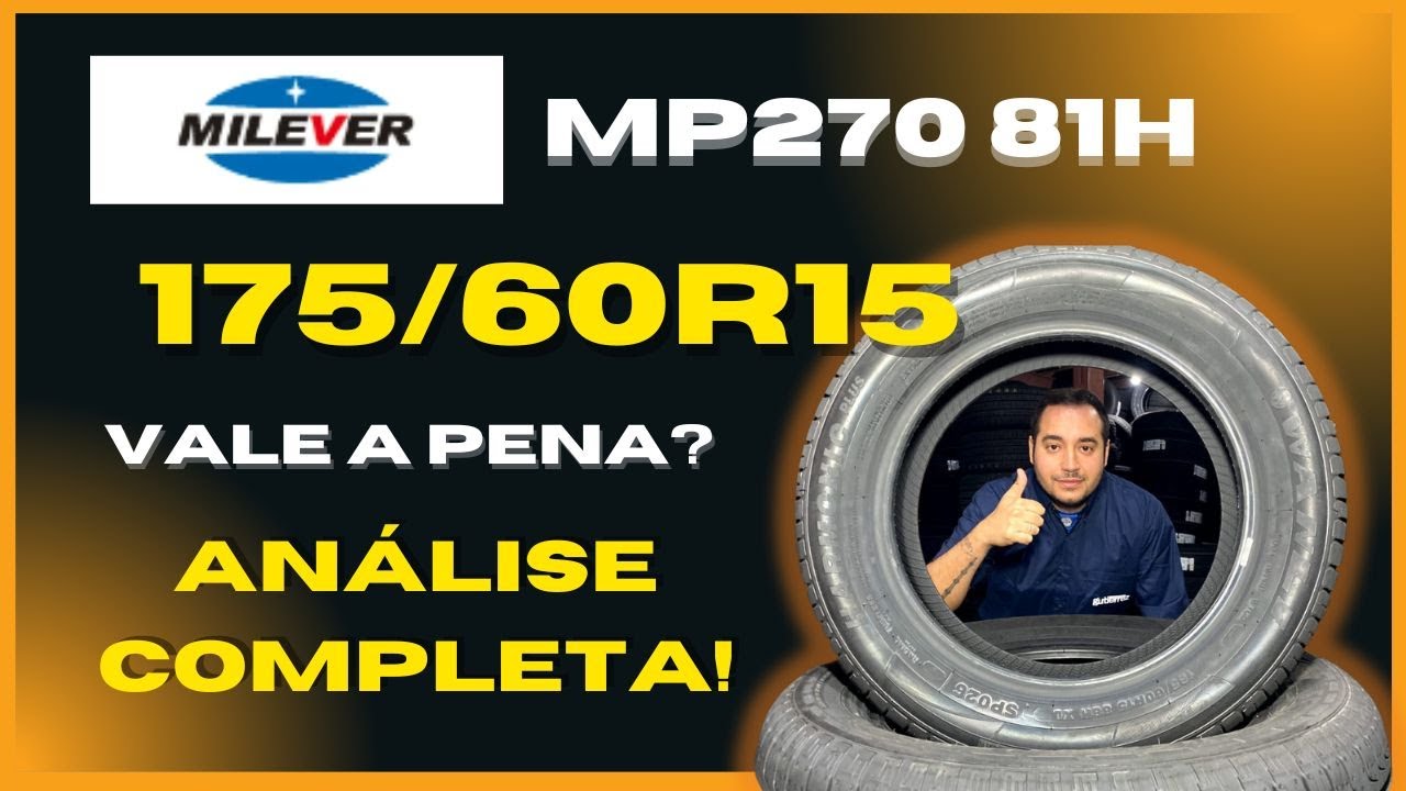 Pneu 175/60R15 Milever MP270 81H – Gutierrez Pneus