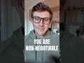 you are non-negotiable! #lifecoach #youareenough #dreamlife #purposedriven #youarecapable