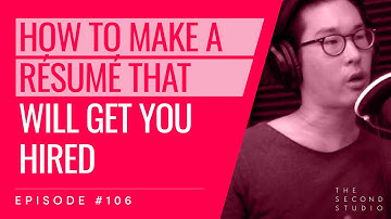 The Midnight Charette #106 - How To Make a Résumé to Get Hired as a Designer or Architect