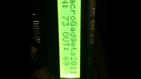 Arduino 16x2 LCD ds1620 ic temperature thermostat