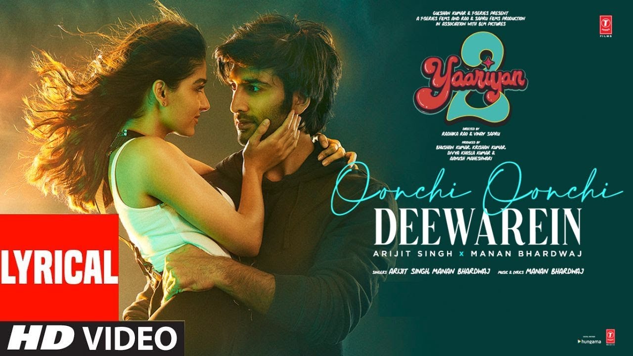 Oonchi Oonchi Deewarein Lyrical Meezaan Anaswara  Arijit Singh Manan B  Radhika R Vinay S