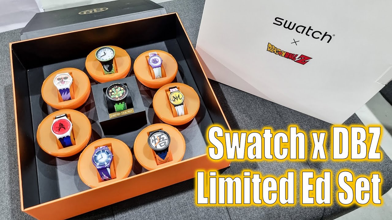 A nova coleção da Swatch é para todos os fãs do 'Dragon Ball Z