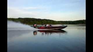 2008 Ranger Z21 250 Yamaha VMAX 43mph trim up and leave