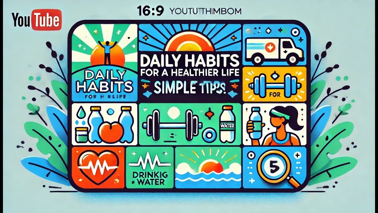 Daily Habits for a Healthier Life: Simple Tips! - YouTube