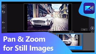 How to Add Pan and Zoom to Still Images (Ken Burns Effect) | PowerDirector App Tutorial Resimi