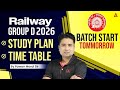 RRB Group D 2026 Vacancy | RRB Group D Best Batch 2026 | Group D Syllabus, Study Plan &amp; Strategy