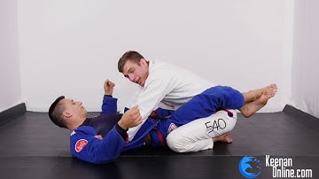HOW TO ESCAPE THE MOST COMMON JIUJITSU ATTACK  - The closed guard escape. KEENANONLINE.COM