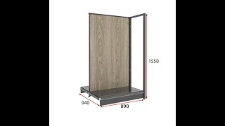 Street Friendly Supermarket Shelf No Back Panel Customizable Style for Retail#conveniencestores