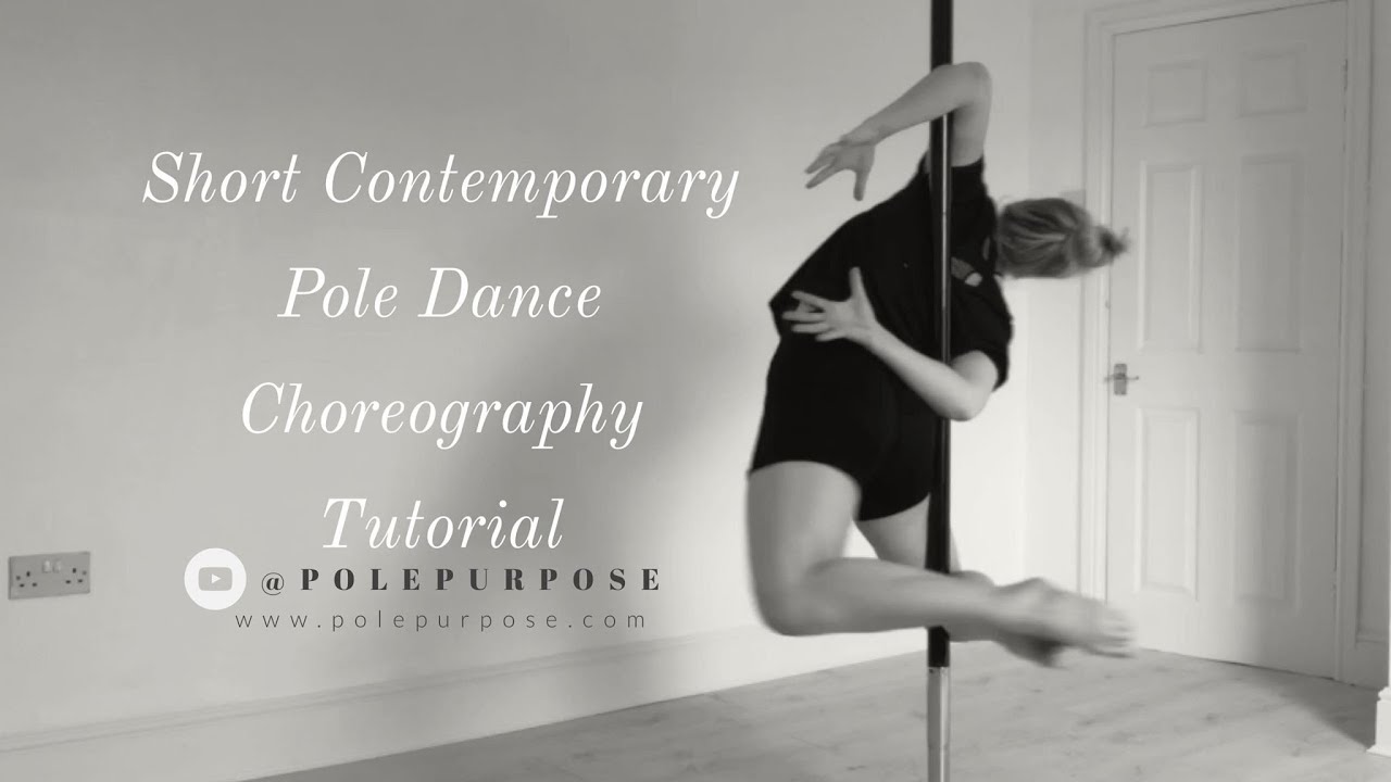 Short Contemporary Pole Dance Choreography Tutorial