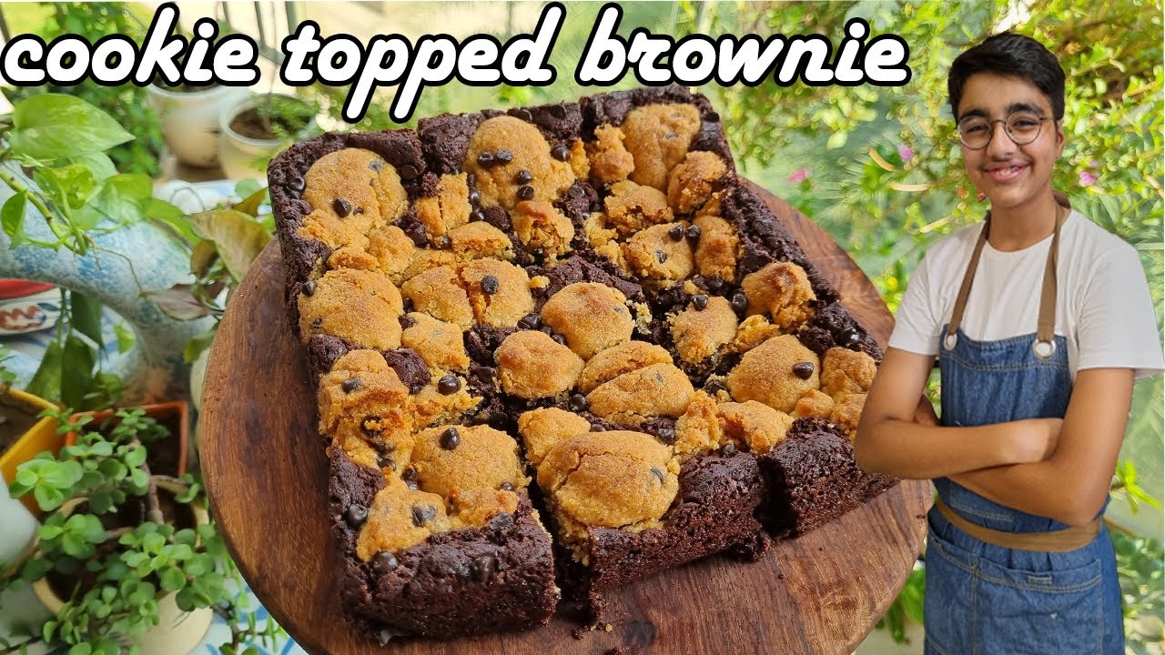 Cookie Topped Brownies || How To Make Brookies || Brownie Topped Cookies Recipe || Arjun Gaba