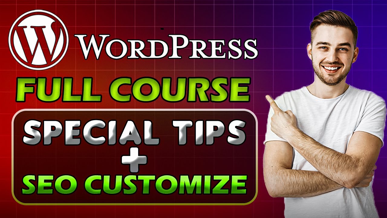 WordPress complete tutorial | how to make a WordPress website - YouTube