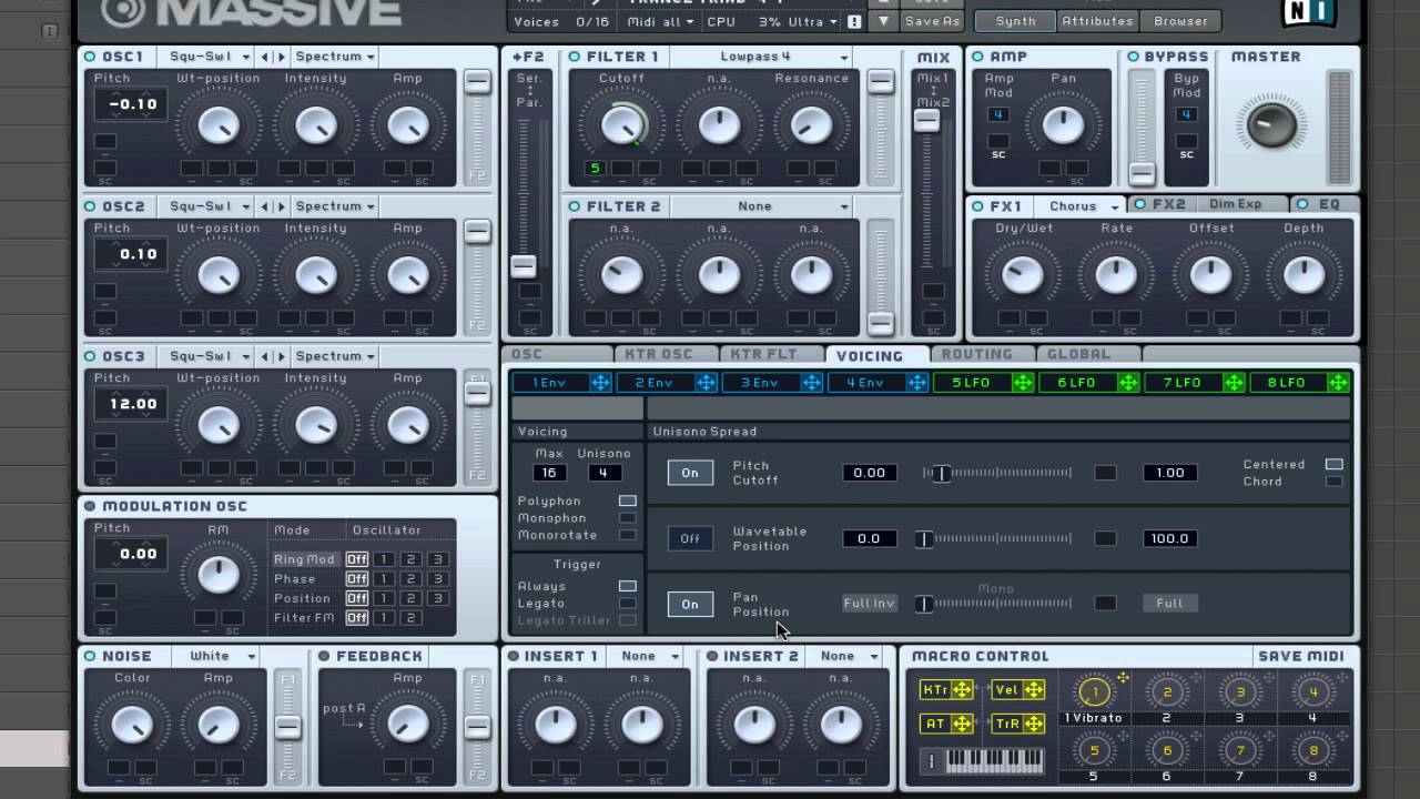 How To Make A Huge Trance Pad In Massive