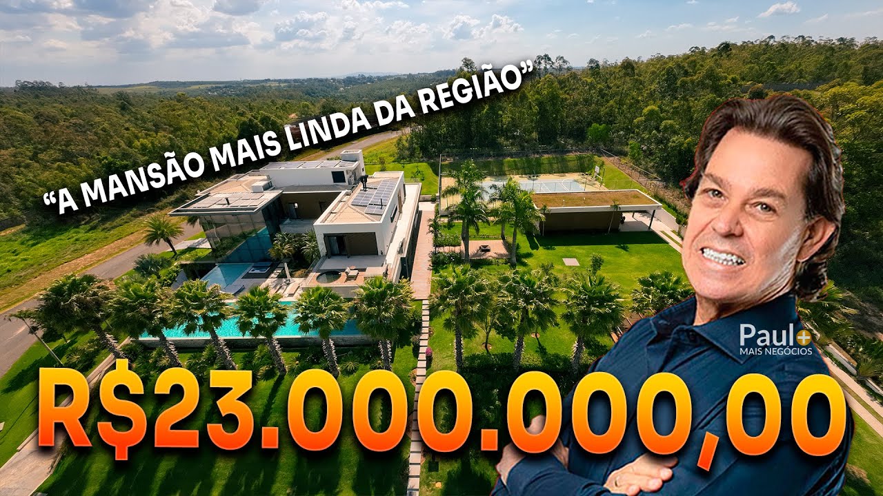 VIVA O SONHO NO TERRAS DE SÃO JOSÉ II: 6 SUÍTES E LAZER COMPLETO EM 1332m² DE CONSTRUÇÃO