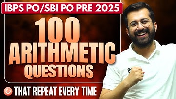These 100 Arithmetic Questions Come in Every Bank Exam | Must Practice! Aashish Arora