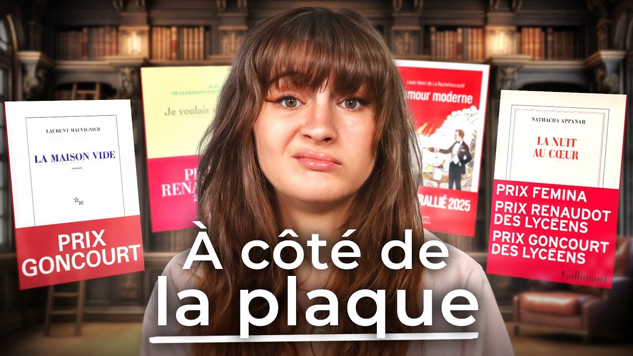 J'AI LU tous les PRIX LITTÉRAIRES de cette année pour que vous n'ayez pas à le faire (édition 2025)