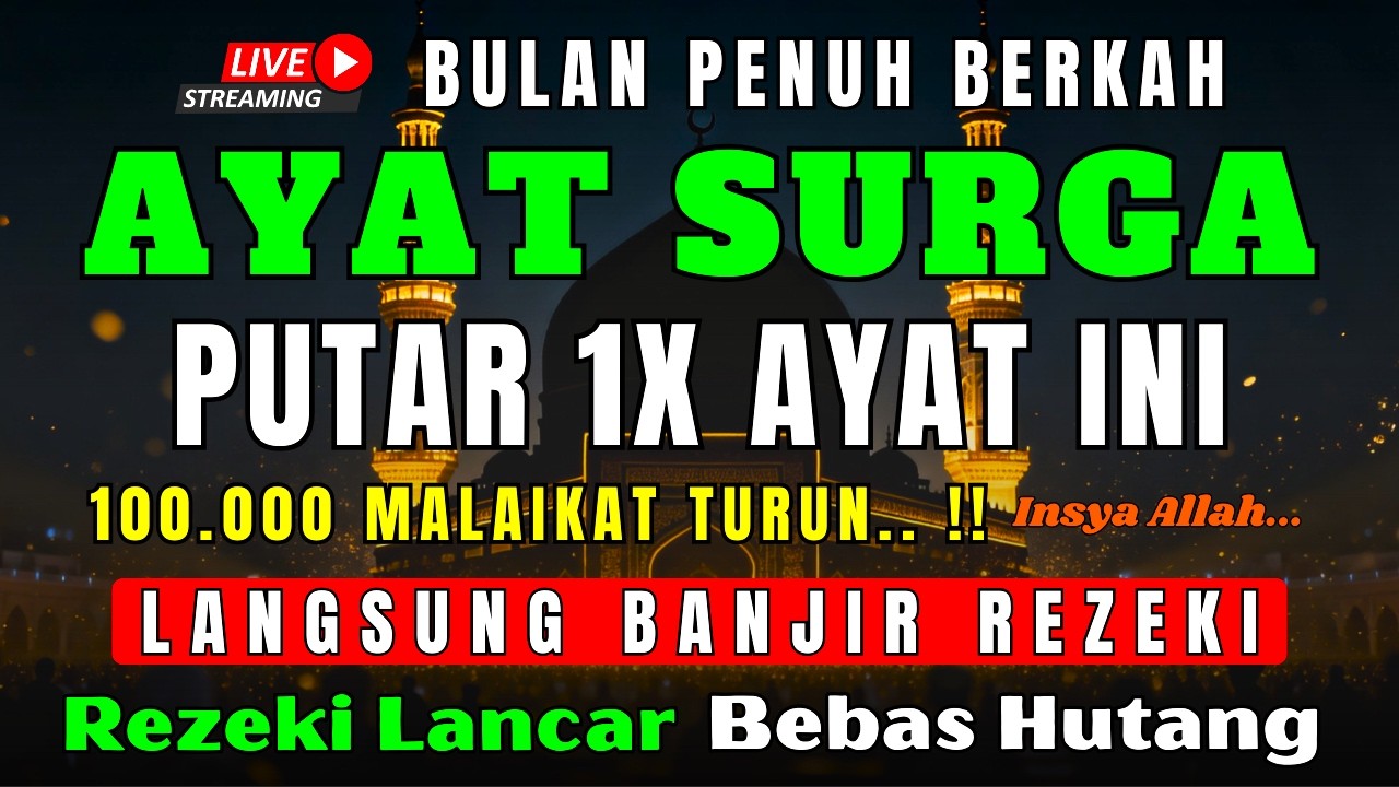 DAHSYAT.. !! Dzikir Pagi Nabi Muhammad | أذكار الصباح | Pembuka Pintu Rezeki & Ketenangan Hati