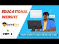 Educational web part 6 (Web footer dynamic)