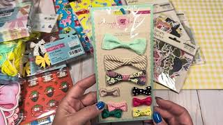 Awesome collective haul- Hobby Lobby, Michaels, IG & more! #haul #papercrafting #scrapbooking 