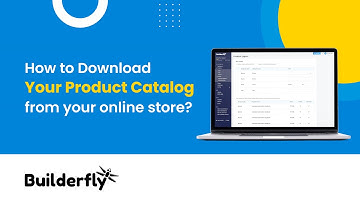 How to download your product catalog from your online store? | Builderfly ecommerce tutorials