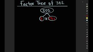 Factor Tree of 302 l Tree Factor of 302