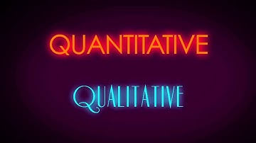 Searching For Quantitative & Qualitative Sources