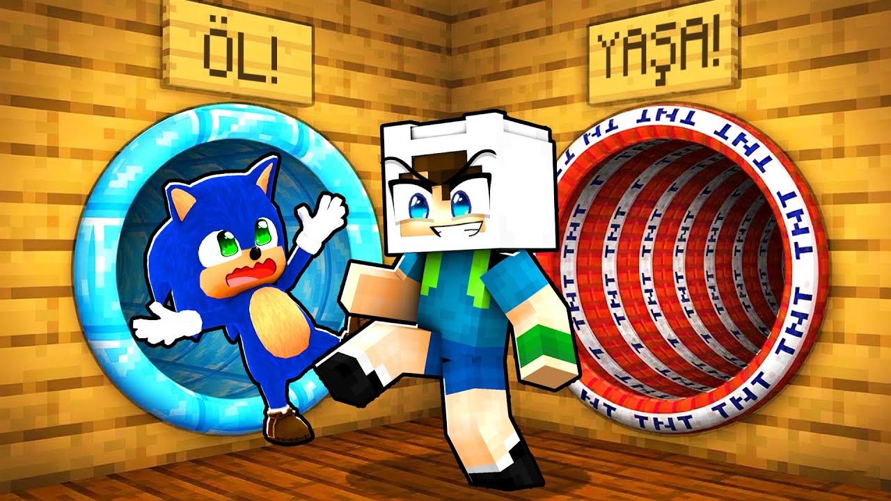 ENES VS BEBEK SONİC DOĞRU TÜNELİ SEÇME SAVAŞI 😱 Minecraft