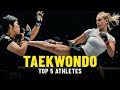 Top 5 taekwondo athletes in one championship