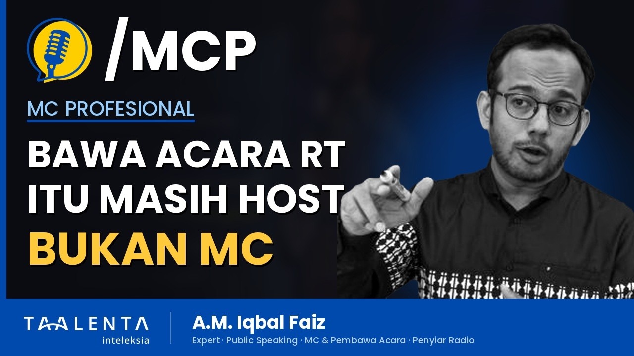 Bawa Acara 17-an dan Pengajian RT Itu Masih Host, Belum MC