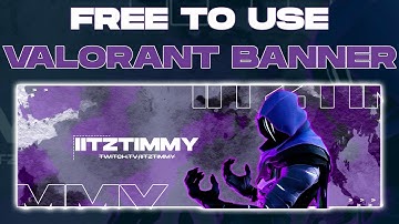*FREE* 😎 How To Make a Valorant Inspired Twitter Header/Banner w/ Download Links