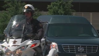 Procession for fallen San Marcos police officer held Monday