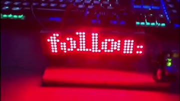How To Make Arduino Text Scrolling Display | Arduino Project |