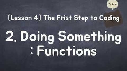 iOS for Starter - Doing Something : Functions